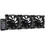 Aerocool ASTRO12PRO Pack de 3 Ventiladores de 120mm RGB con Hub H66F y Control Remoto